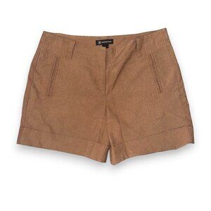 INC International Concepts High Waist Tan Shorts